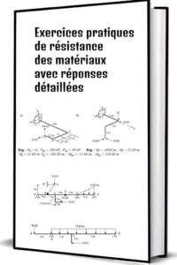 Exercices pratiques de résistance des matériaux avec réponses détaillées